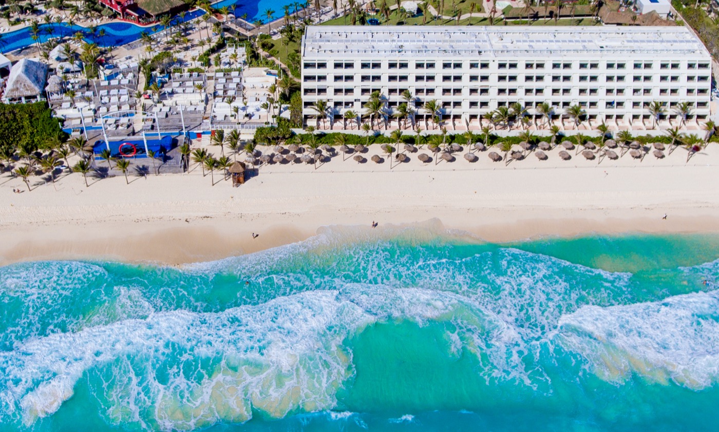 Vista panorámica de playa en Hotel Oh! Cancun On The Beach
