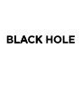 White Logo of Black Hole restaurant White Logo of Black Hole restaurant