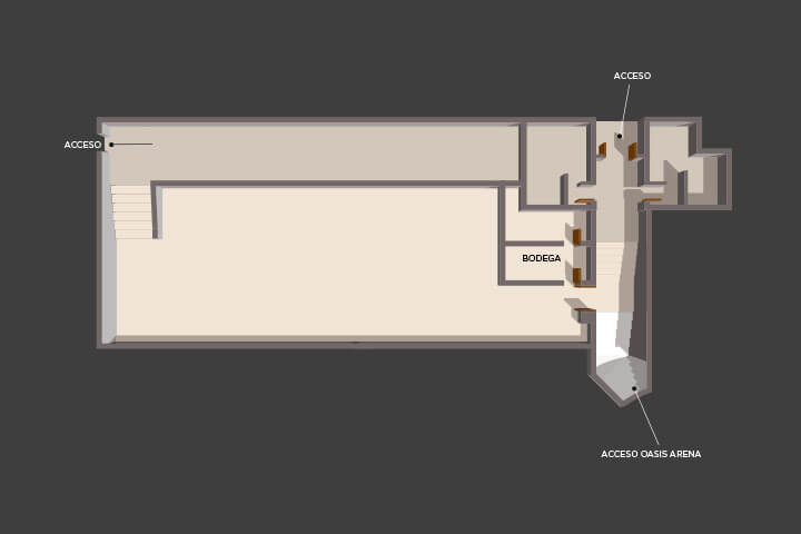 Plano del salón Monterrey Plano del salón Monterrey