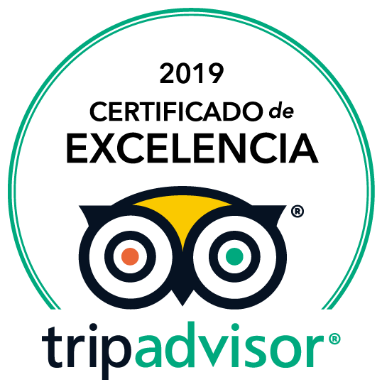 TripAdvisor Ganador Certificado de Excelencia 2019